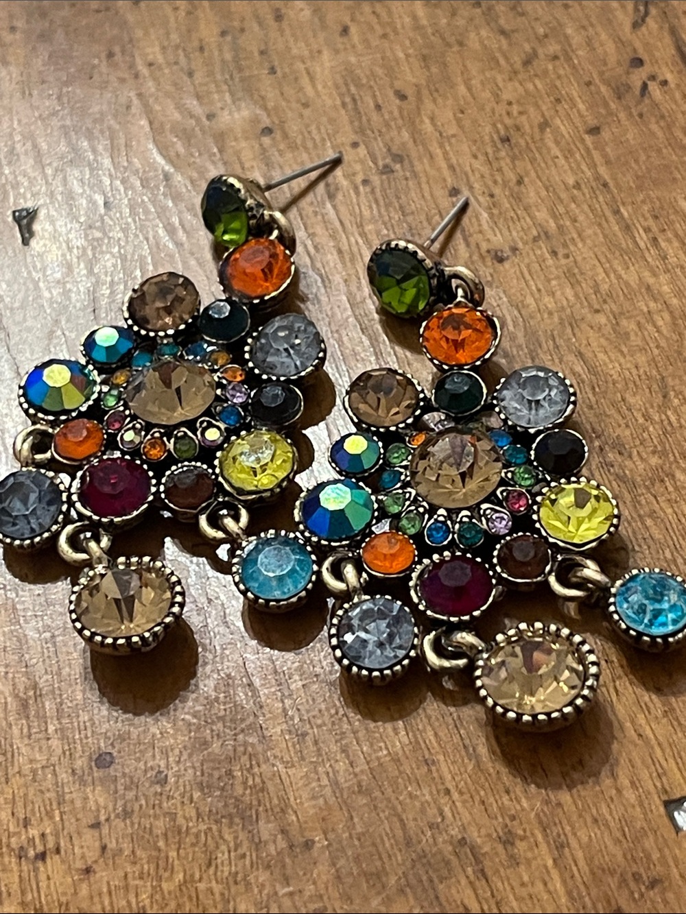 Multicolor dangle earrings